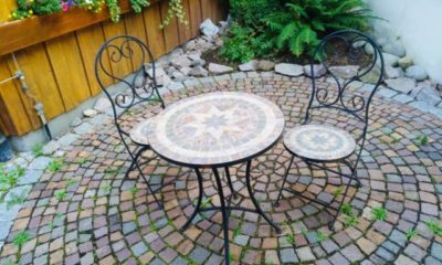 Pflastersteine streichen