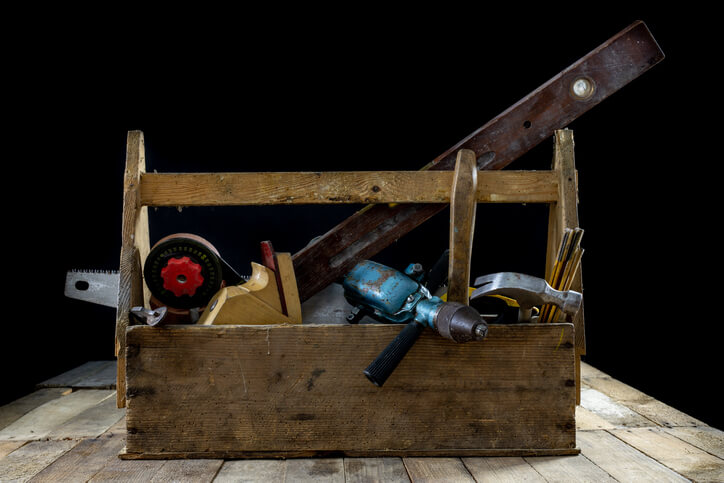 Alte Polster entfernen