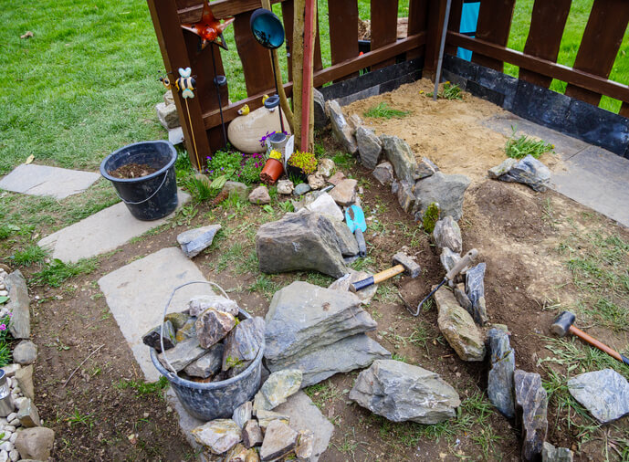 Das Gehege im Garten gestalten