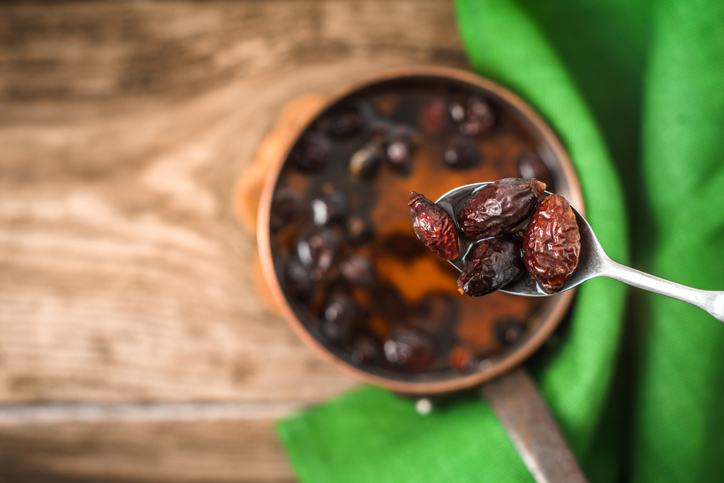 Entkernen durch Sieben