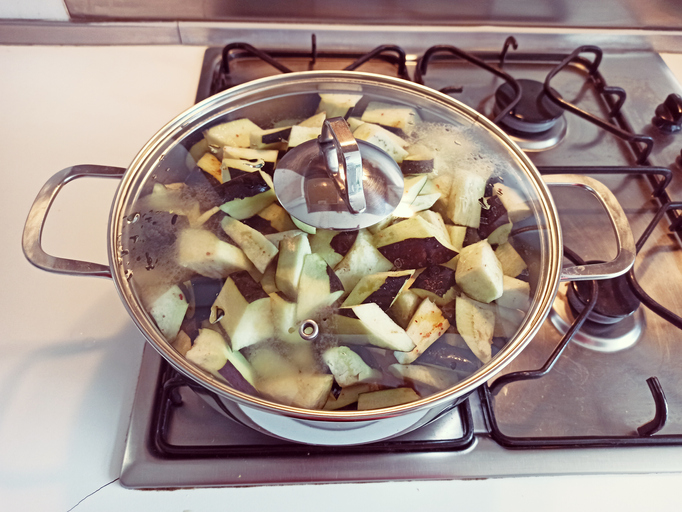 Auberginen blanchieren - so geht's!