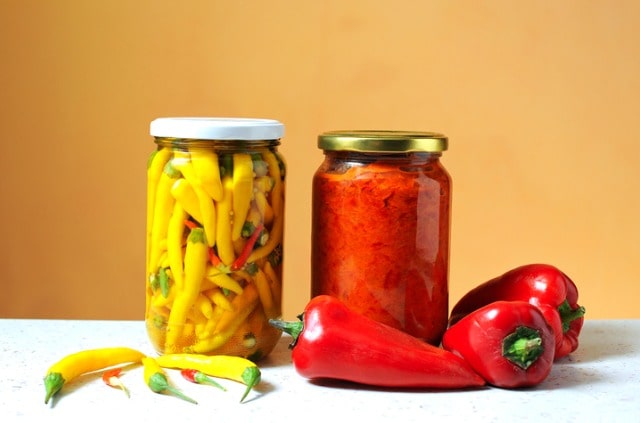 Peperoni haltbar machen