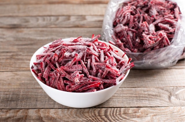 Kann man Rote Beete roh einfrieren