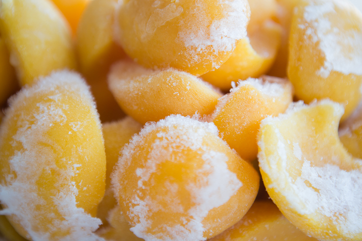Pfirsiche richtig einfrieren