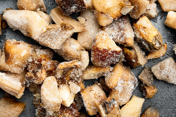 Einfrieren von Steinpilzen