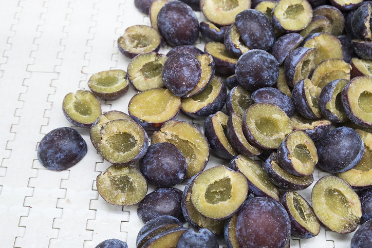 Lagerung von Zwetschgen