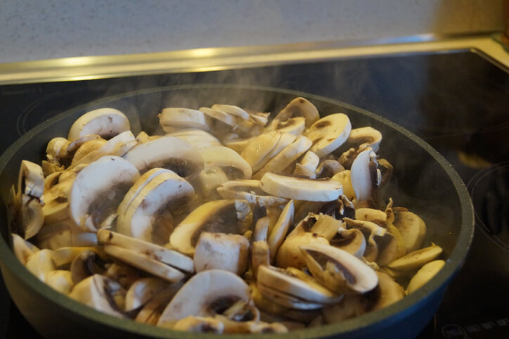 Zubereitete Champignons einfrieren