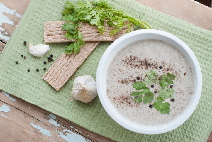 Pilz-Kokos-Suppe