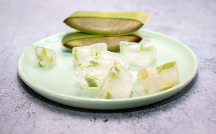 Einfrieren von Stücken