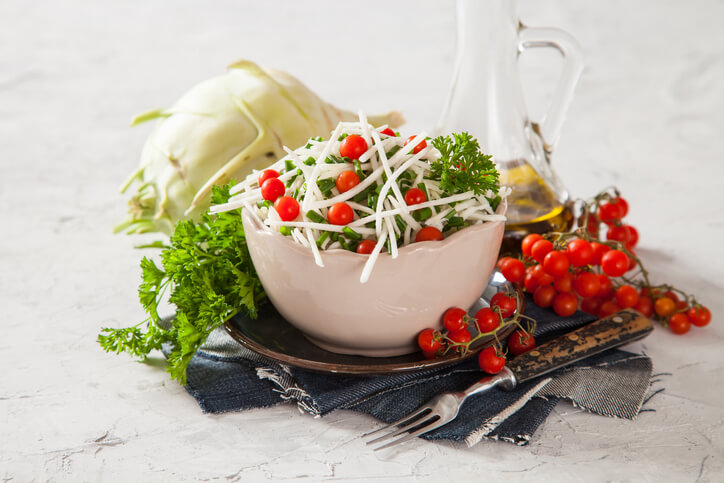 Rohkostsalat mit Kohlrabi