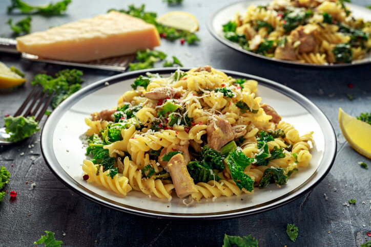 Pasta mit Grünkohl