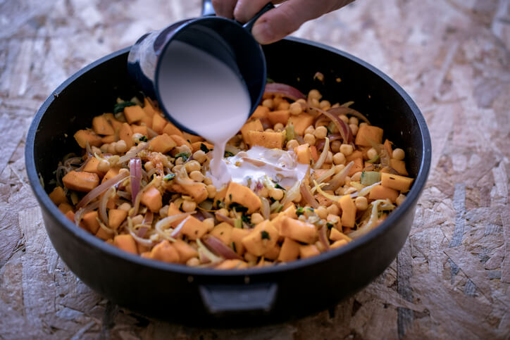 Kürbis-Curry mit Kokosmilch